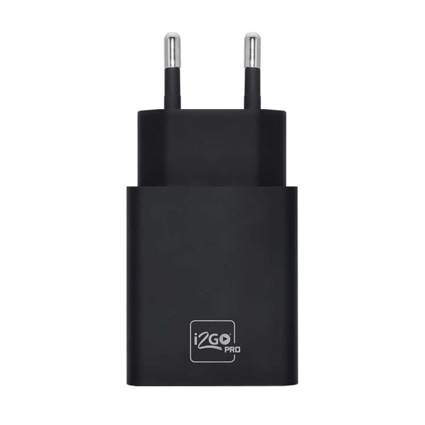 Carregador De Tomada Com Duas Entradas Usb I2go Pro Preto