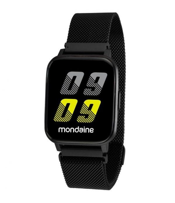 Relógio Mondaine Smartwatch com Pulseira em Aço Preta 16001M0MVNY1