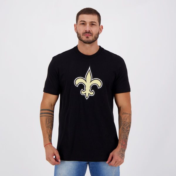 Camiseta New Era NFL New Orleans Saints Strike Preta