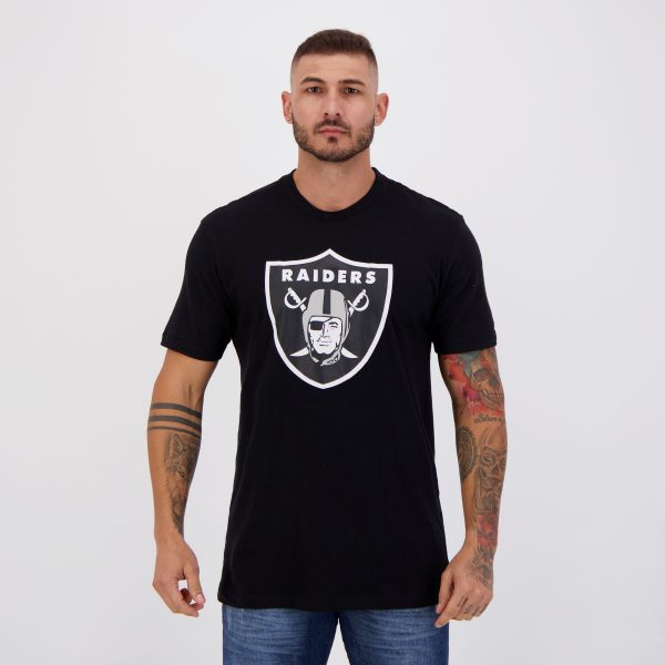 Camiseta New Era NFL Las Vegas Raiders Preta