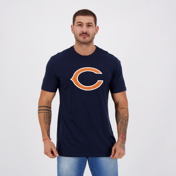 Camiseta New Era NFL Chicago Bears Marinho