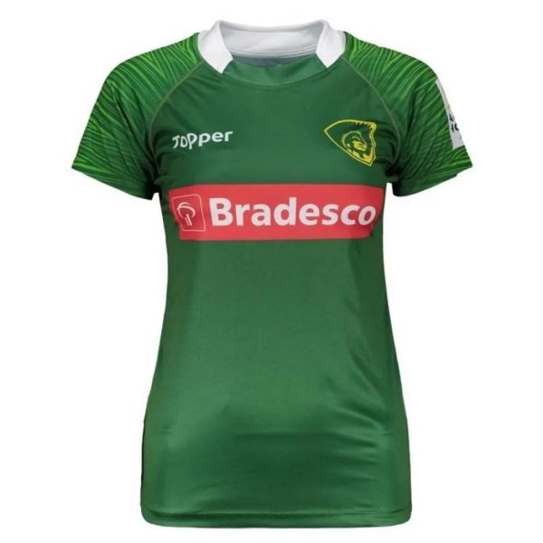 Camisa Topper Rugby Brasil Away 2017 Feminina - Verde 4200383-434