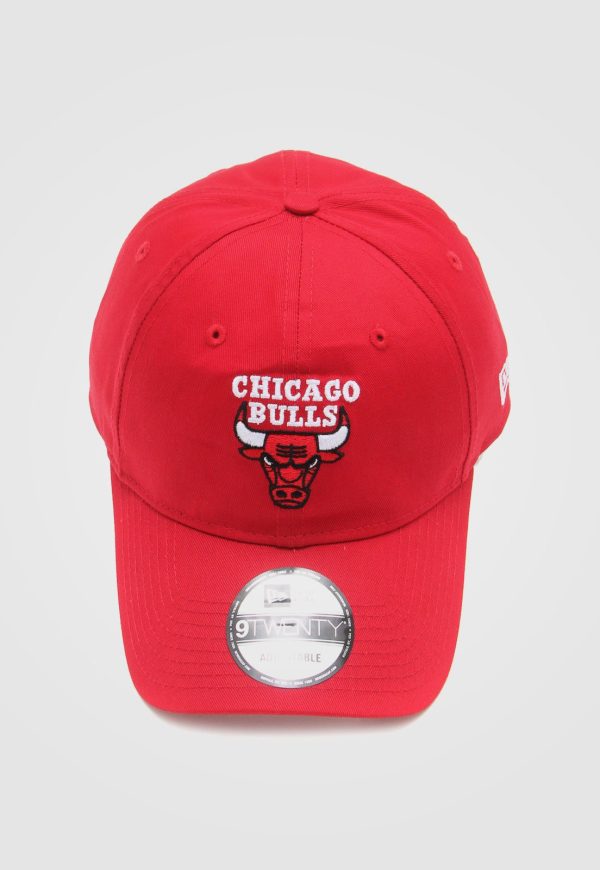 Boné Aberto New Era Chicago Bulls NBA Aba Curva Vermelho