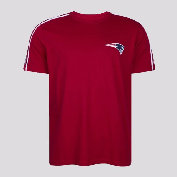 Camiseta New Era NFL New England Patriots World Vermelha