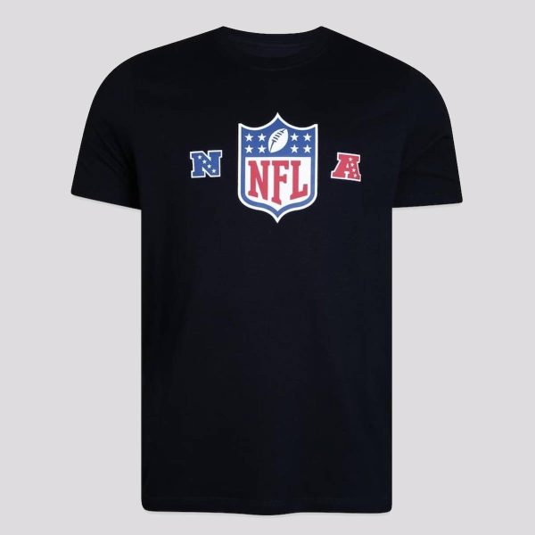 Camiseta New Era NFL Shield Preta