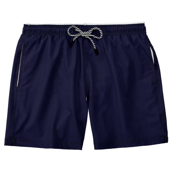 Short Azul Marinho Masculino com Cordão Praia Treino Corrida Casual