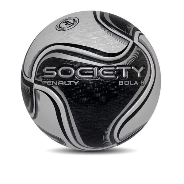 Bola Futebol Society Penalty Tecnologia Termotec 8 X 5212891110 Preto/Branco