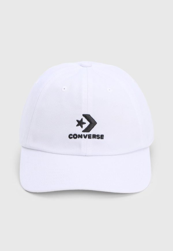 Boné Converse Aba Curva Lock Up Baseball Branco