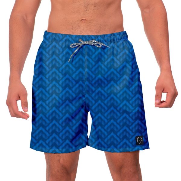Short Bermuda Masculino Calção Tectal 2 Bolsos Moda Praia Azul