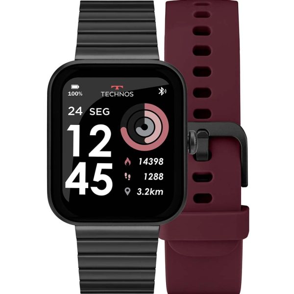 Smartwatch Technos Connect MAX Troca Pulseira TMAXAI/7P