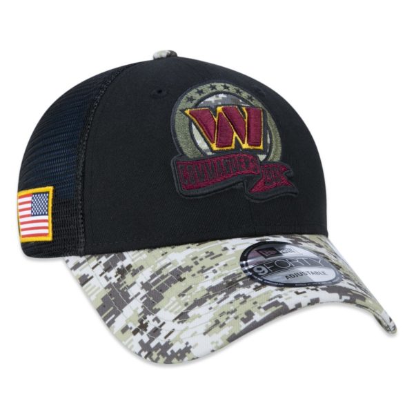 BONÉ NEW ERA 9FORTY TRUCKER SN NFL ABA CURVA SNAPBACK PRETO