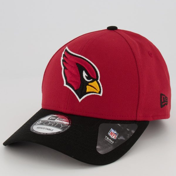 Boné New Era NFL Arizona Cardinals Vermelho e Pret