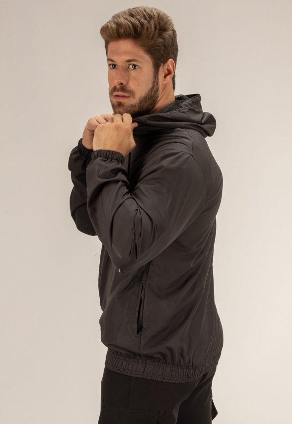 Corta Vento Masculino Preto Classic Corrida Dulk