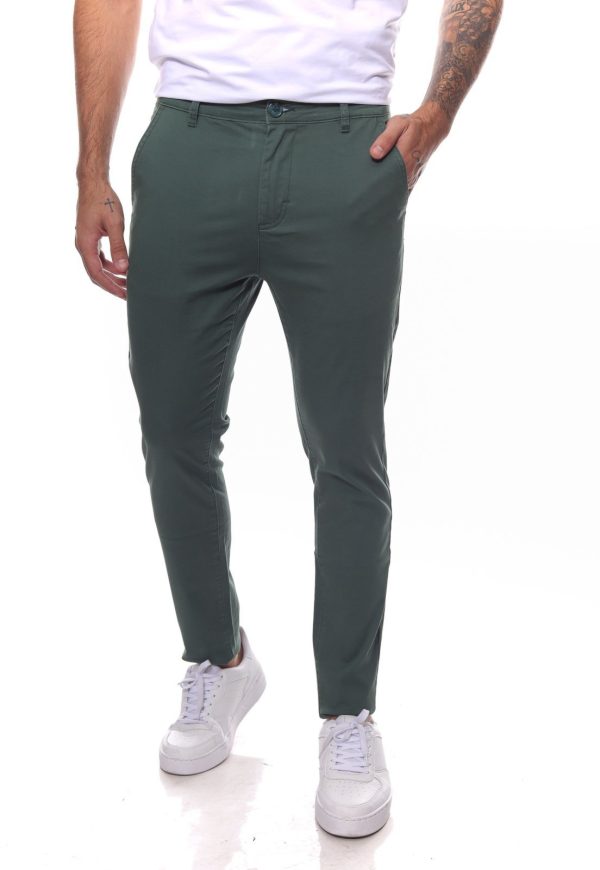 Calça Sarja Masculina Esporte Fino Skinny Crocker