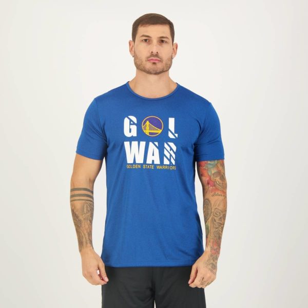 Camiseta NBA Bang Golden State Azul