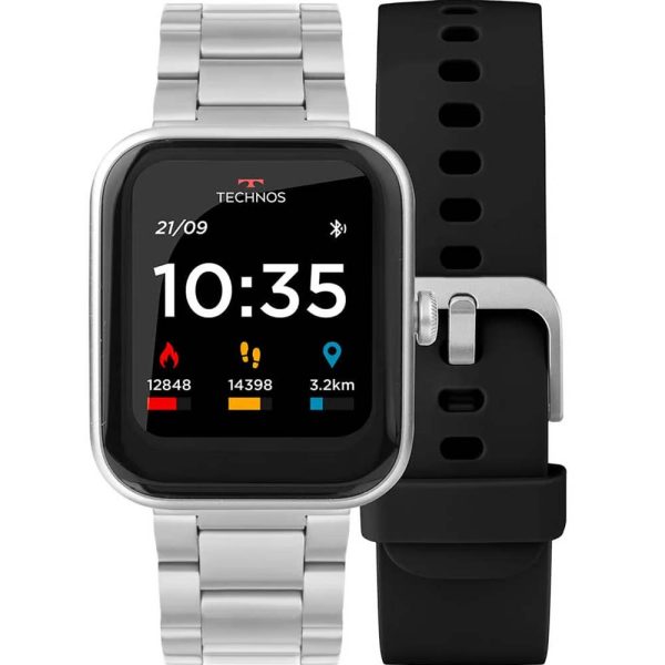 Smartwatch Technos Connect MAX Troca Pulseira TMAXAM/8K