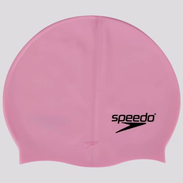 Touca de Natação Speedo Junior Silicone Rosa