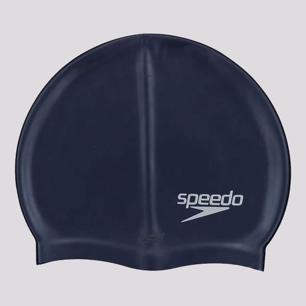 Touca de Natação Speedo Silicone Lisa Marinho