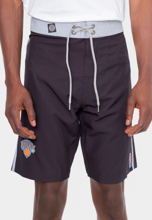 Boardshort NBA Logo Team New York Knicks Preto