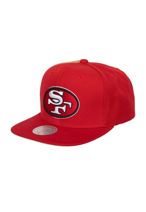 Boné Mitchell & Ness NFL Snapback San Francisco 49ers Vermelha