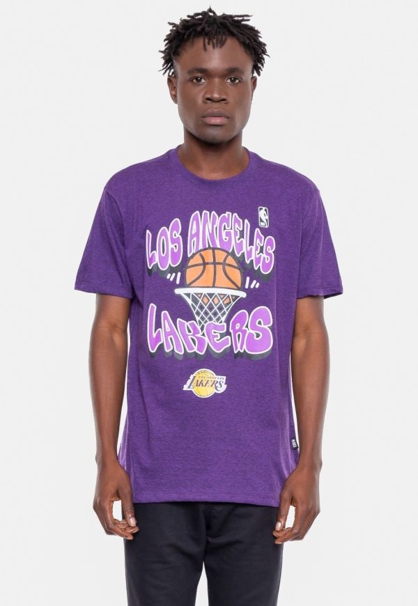 Camiseta NBA Basket Los Angeles Lakers Roxa