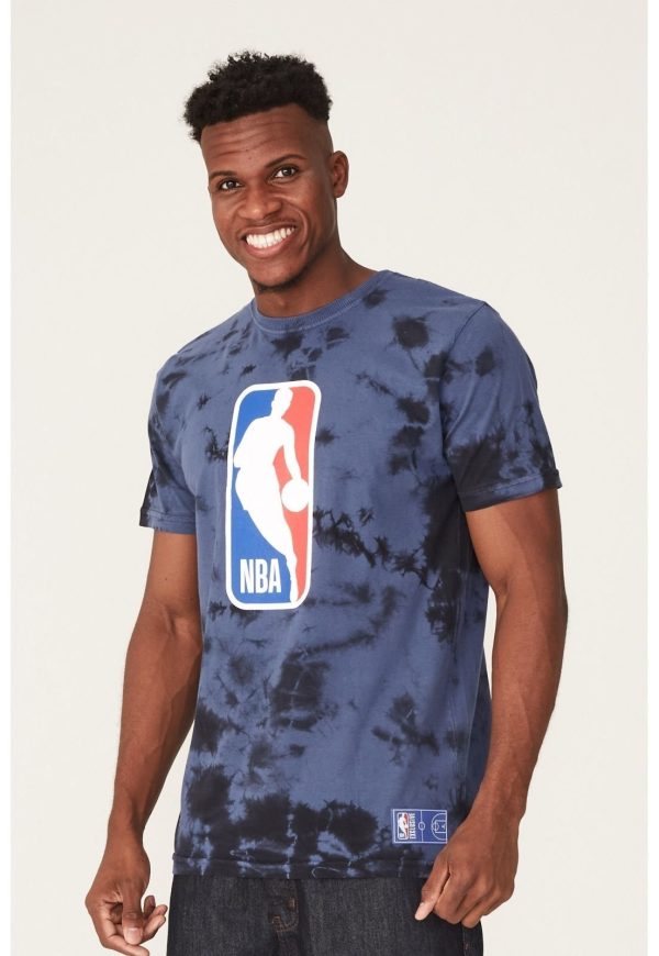 Camiseta NBA Especial Tie Dye Azul Marinho