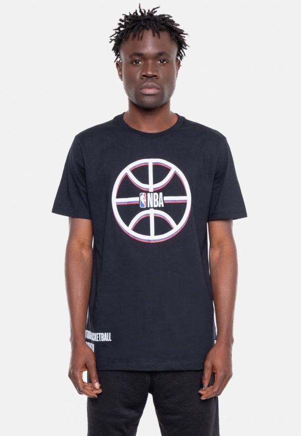 Camiseta NBA Outline Preta