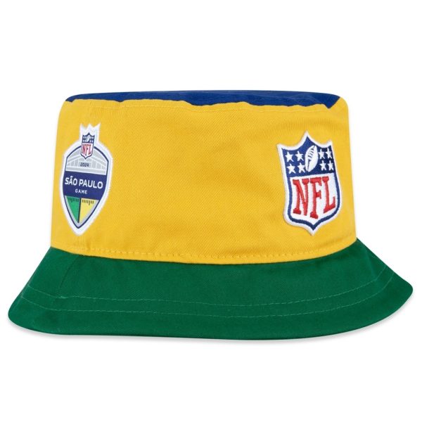 Headwear New Era Chapeu Bucket NFL Amarelo