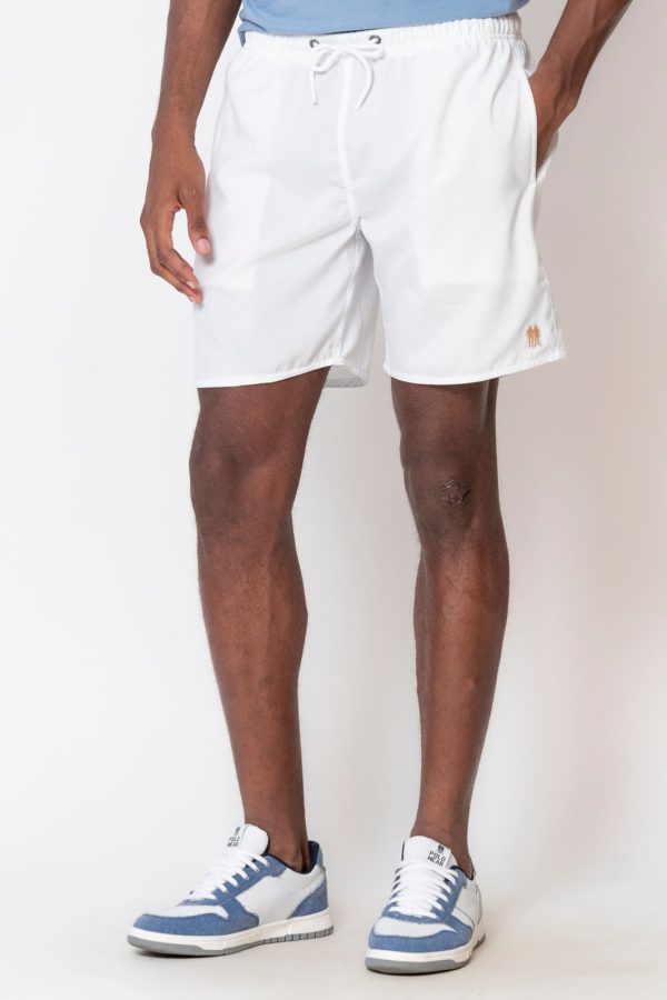 Short Vôlei Masculino Básico Liso Polo Wear Branco