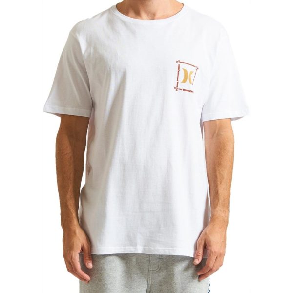 Camiseta Hurley Surf Club WT24 Masculina Branco