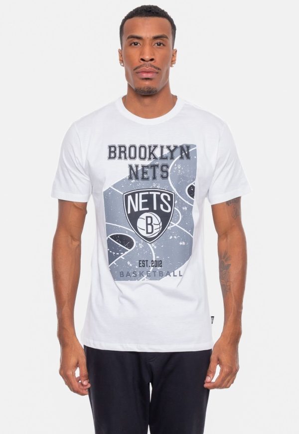 Camiseta NBA Backcourt Brooklyn Nets Branca Off