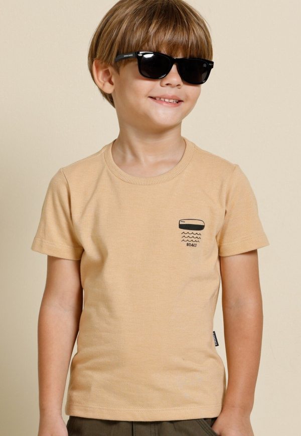 Infantil - Camiseta Creative Surf Gengibre Banana Danger 1 Marrom