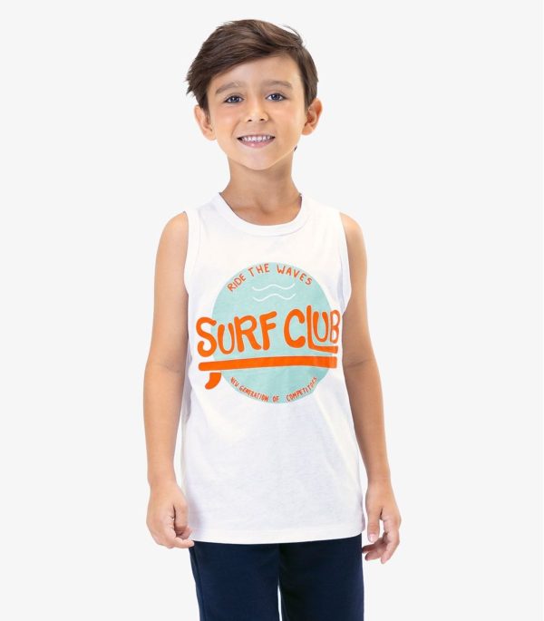 Infantil - Regata Masculina Surf Rovi Branco