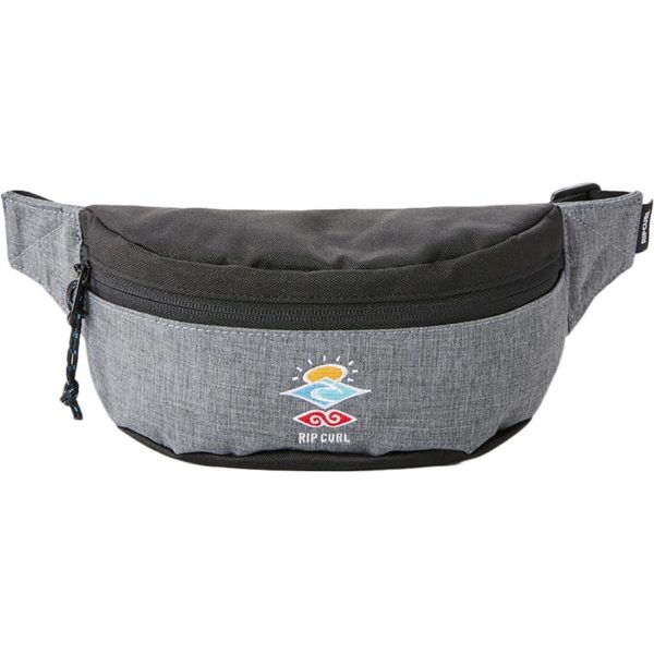 Pochete Rip Curl Waist Bag Small Icons Of Surf SM24 Grey