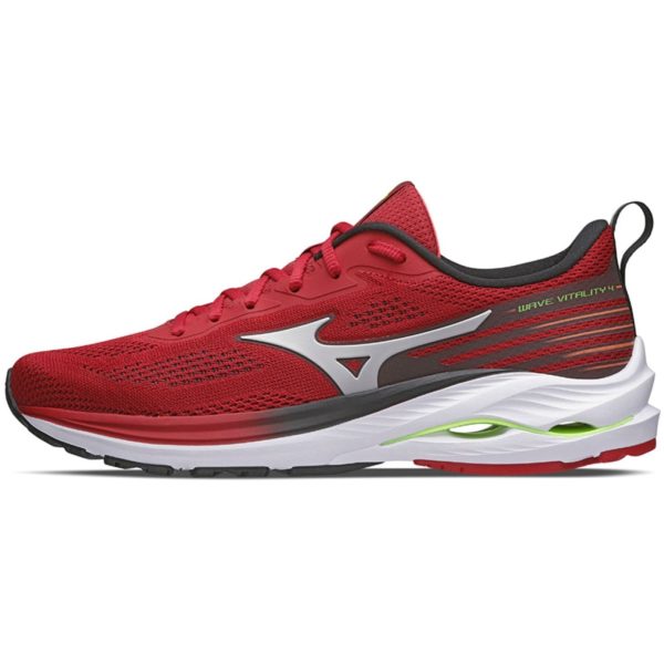 Tênis de Corrida Masculino Mizuno Wave Vitality 4 38 Vermelho