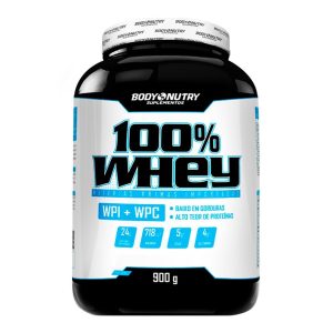 100% Whey - 900G Morango - Body Nutry