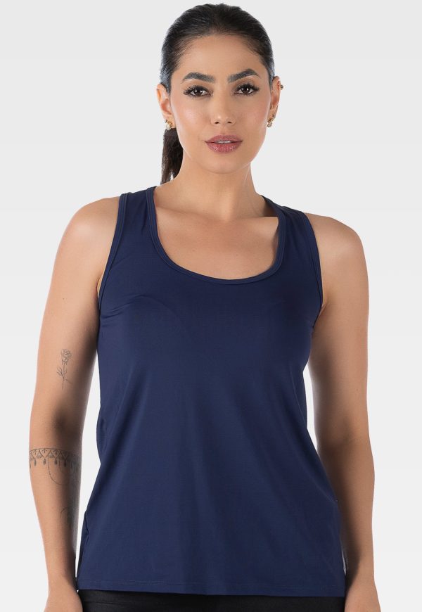 Blusa Regata Fitness NewTrip Nadador Summer Soul Azul