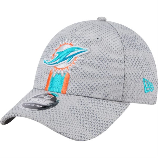 Boné New Era 9FORTY Stretch Snap Miami Dolphins NFL Sideline 2024-25