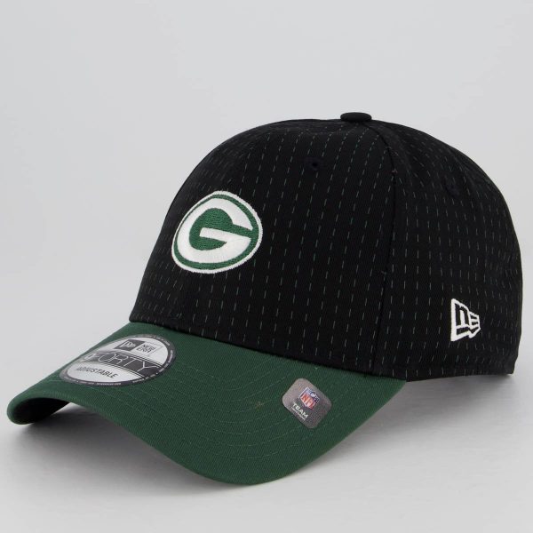 Boné New Era NFL Green Bay Packers Core 940 Preto