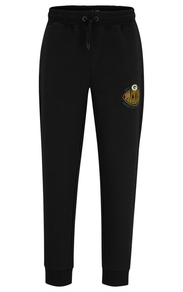 Calça Tracksuit BOSS | NFL Em Algodão Com Marca Colaborativa