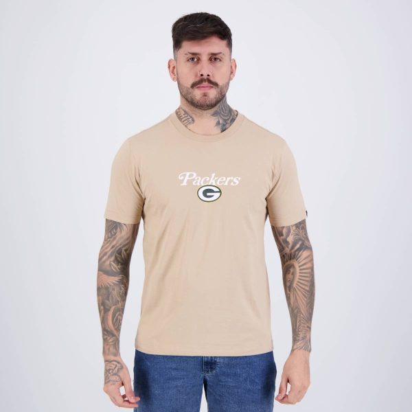 Camiseta New Era NFL Green Bay Packers Bege