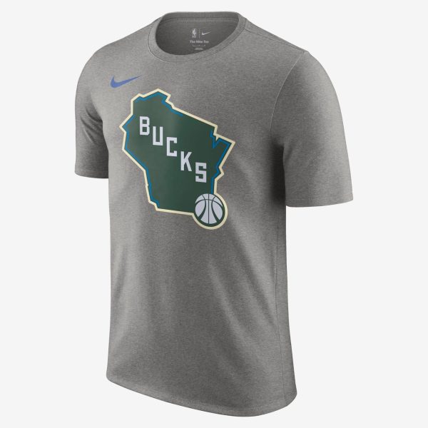 Camiseta Nike NBA Milwaukee Bucks City Edition Masculina