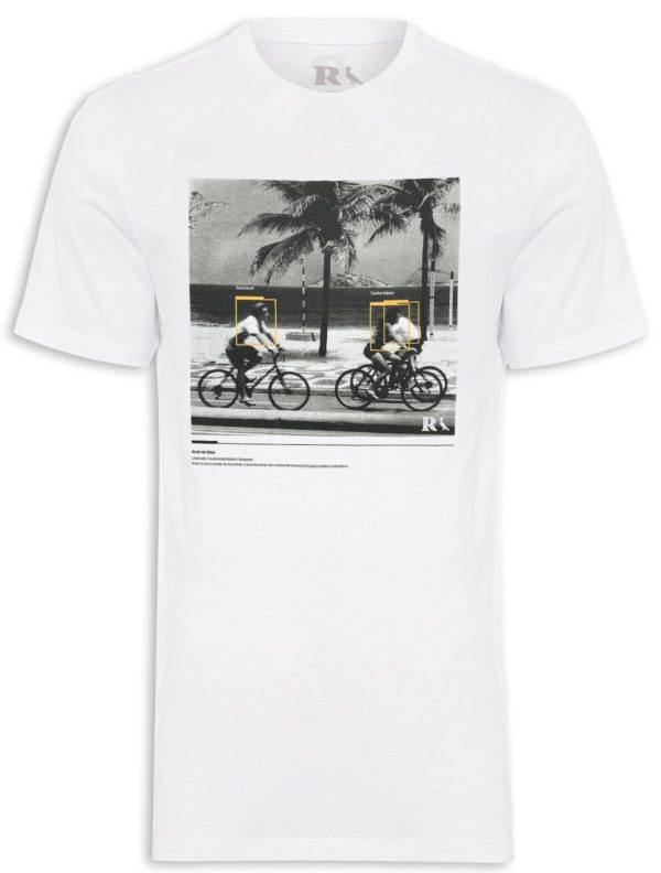 Camiseta Reserva Masculina Role de Bike Branca