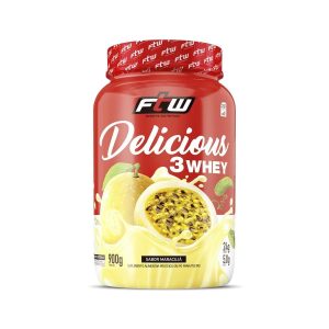 Delicious 3 Whey - 900G Maracujá - Ftw