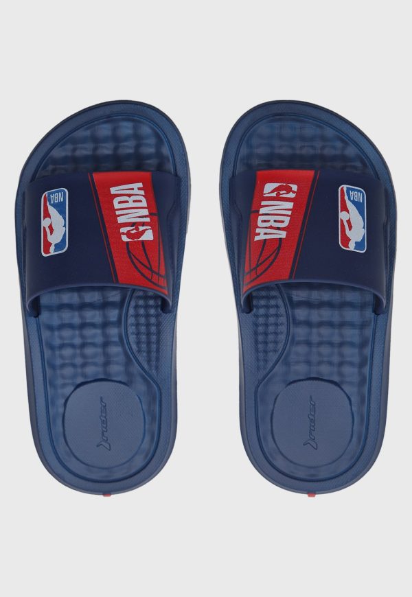 Infantil - Chinelo Slide Rider Step Nba Azul