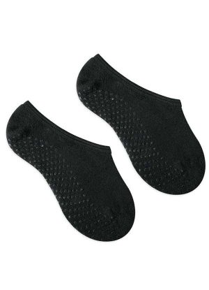 Meia Selene Sapatilha Pilates Antiderrapante Preto