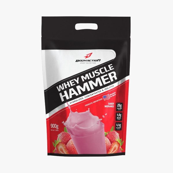 Proteína Whey Protein Whey Muscle Hammer Bodyaction 900G