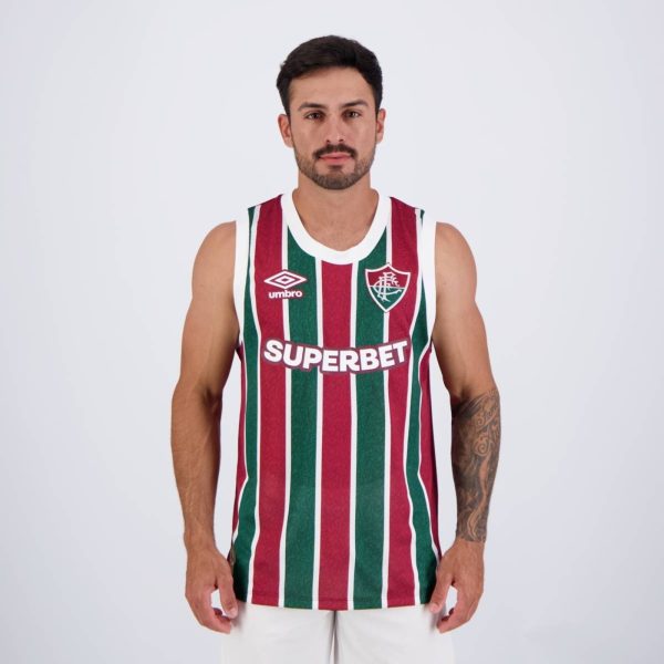 Regata Umbro Fluminense Basquete I 2024 Grená