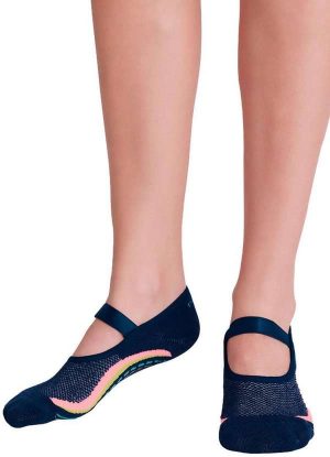 Sapatilha Antiderrapante Pilates Puket 8529 5205-390-Azul-Marinho