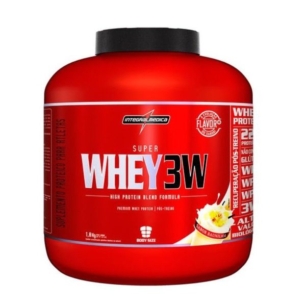 Super Whey 3W 1,8Kg Baunilha - Integralmédica